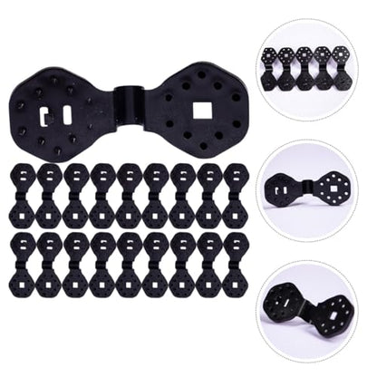 FOMIYES 100pcs Reusable Mesh Buckle Clips Heavy Duty Plastic Shade Cloth Clamps Non-slip Sunshade Net Clips for Greenhouse and Garden Farm Ranch Accessories