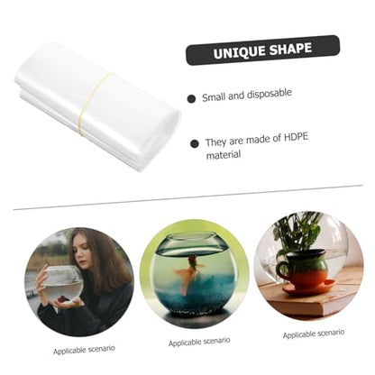 Ciieeo 50Pcs Creative Plastic Fish Transport Bags Outdoor Shipping Bags for Safe Packing and Organizing for Fish and Handling