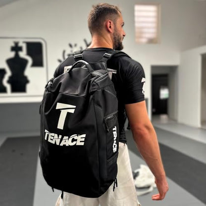 Tenace Large Backpack with Jiu Jitsu Trainer, MMA – Sports Bag Grappling, Boxing, Muay Thai Large and Durable for Martial Arts