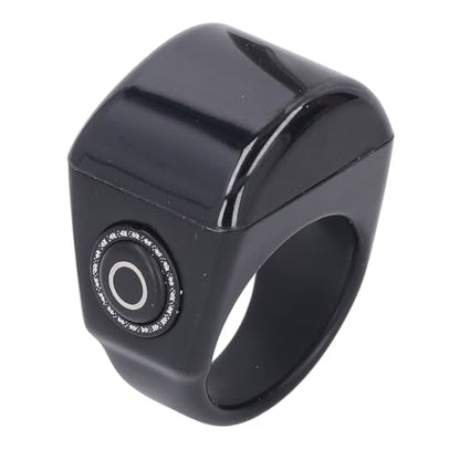 LICAEVEY Smart Tasbih Counter Ring, APP Reminder Digital Display Muslim Islamic Prayer Ring for with Intuitive Counting Experience, Enhanced User Interface