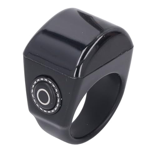 LICAEVEY Smart Tasbih Counter Ring, APP Reminder Digital Display Muslim Islamic Prayer Ring for with Intuitive Counting Experience, Enhanced User Interface