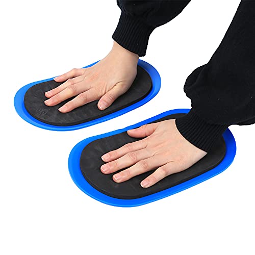 Fitness Discs Slider for Core Stability Training, Leg Slimming, Yoga, 2pcs Small Size Blue Sliding Discs