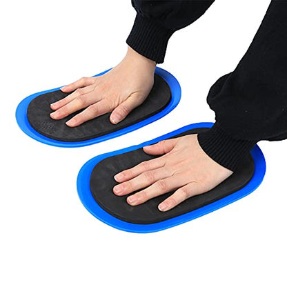 Fitness Discs Slider for Core Stability Training, Leg Slimming, Yoga, 2pcs Small Size Blue Sliding Discs