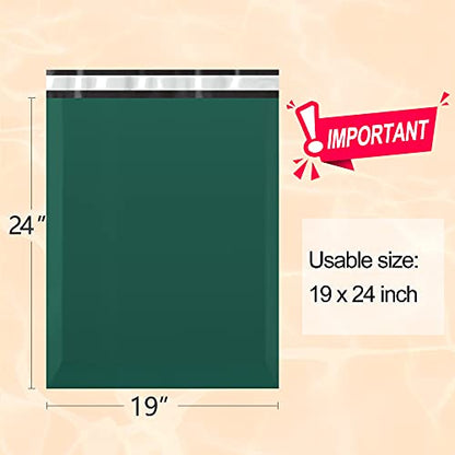 Famagic Poly Mailers 19x24 Inch 50pcs Shipping Bags Ultramarine Green Shipping Envelopes Self Seal Mailers Bags Waterproof and Tear-Proof Packaging Bags - color: Ultramarine Green, size: 19x24