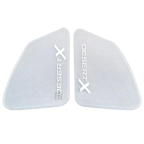 Motorcycle Knee Traction Pad Tank Anti Slip Traction Side Pad Knee Grip Decal for Desert X Dashboard - color: Transparent