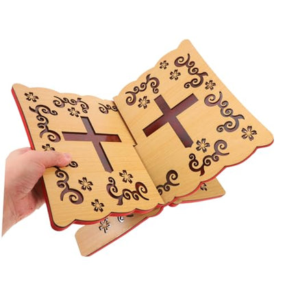 KICHOUSE Delicate Quran Stand Sturdy Multi-use Book Holder for Reading for Muslim Celebrations and Daily Use Ergonomic Design for Comfort