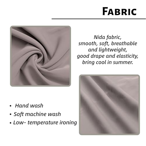 Women Abaya Dress with Belt Muslim Bell Sleeve Robe Islamic Prayer Jilbab | with Belt, A-line Skirt, Bell Sleeve - color: Taro Color, size: Medium