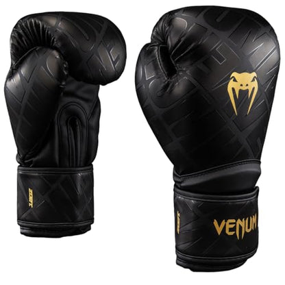 Venum Contender Boxing Gloves - color: Black/Gold, size: 14-Ounce, style: Contender 1.5 XT 3D