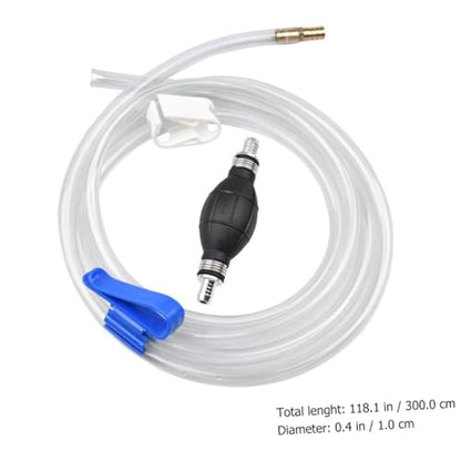 Manual Suction Hose Set for Car and Aquarium Water Transfer, Sturdy Siphon Pump with Guide Oil Tube and Water Suction Hose Kit
