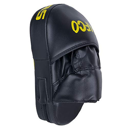 Boxing Mitts for Muay Thai MMA Sparring Training Punching Focus Punch Target Mitts and Pads - color: Yellow