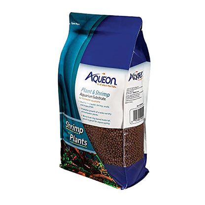 Aqueon Plant and Shrimp Aquarium Substrate, Aqua Soil for Fish Tanks, 5 Pounds - size: 5 Pounds