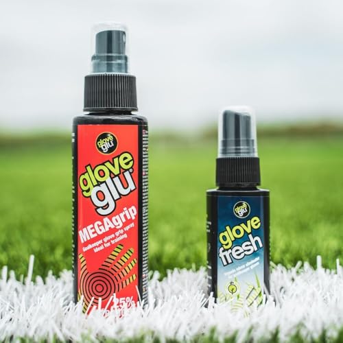 gloveglu Goalkeeper Glove Spray Bundle | 120ml Goalkeeper Glove MEGAgrip Spray + 50ml Goalkeeper Glove Wash & Prepare Spray | Ideal for Goalies, Soccer Training & Match Day Performance - style: Revive + Refresh