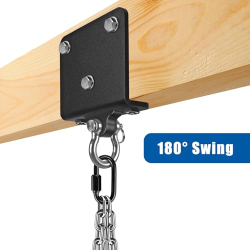 Kipika Heavy Bag Hanger Wall Mount Punching, Rotatable Heavy Duty Boxing Bag Bracket for Home Gym Indoor, Adjustable Length for Kickboxing Bag, Muay Thai Bag,Speed Bag - color: 180° Swivel Beam Hanger
