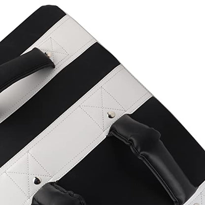 Arc Kick Foot Target Sports Training Pad for Sanda Boxing Basketball Taekwondo Leg Exercise Black White 50x30x10cm