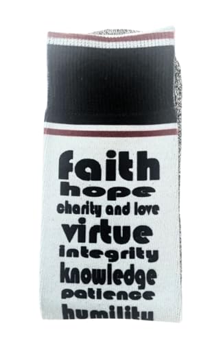 Men's – Christian Crew Socks for Men with Scripture | Moisture-Wicking | Easter Gift Idea - color: Just Tryna Be Like Jesus