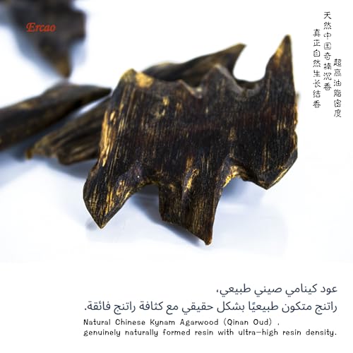 Chinese Natura Kynam Agarwood （Qinan Oud） - Boasts a Distinctly Unique Aroma, Ideal for Home Incense, Meditation & More | Sustainable Harvesting (10g Experience Pack - Sink Grade - Block) - color: 10g Experience Pack - Sink Grade - Block