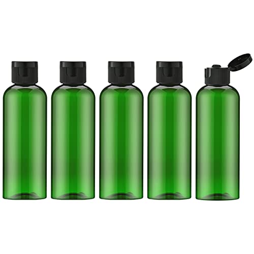 LISAPACK 3.4 oz Travel Bottles for Toiletries, Plastic Shampoo Containers - color: Green