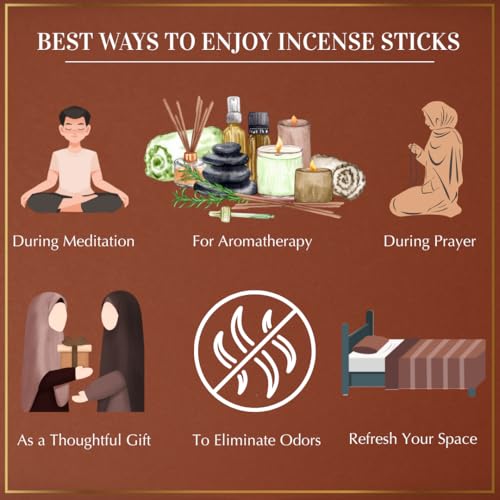 Arabian Oud Incense Sticks by Dukhni| 90 Charcoal Free bakhoor Sticks