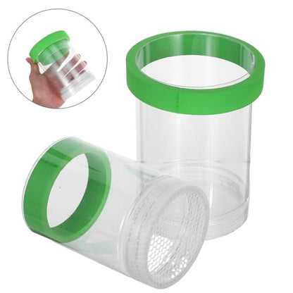Beavorty Fish Breeding Box for Aquarium, Small Floating Isolation Chamber with Divider and Egg Net, Green Hatchery Incubator for Guppy Fry and Small Fish Nursery