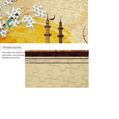Jigsaw Puzzles 1000 Pieces for Adults Kids Ramadan Kareem Eid Al Adha Mubarak Muslim Game Artwork Toy Gifts 202a5295