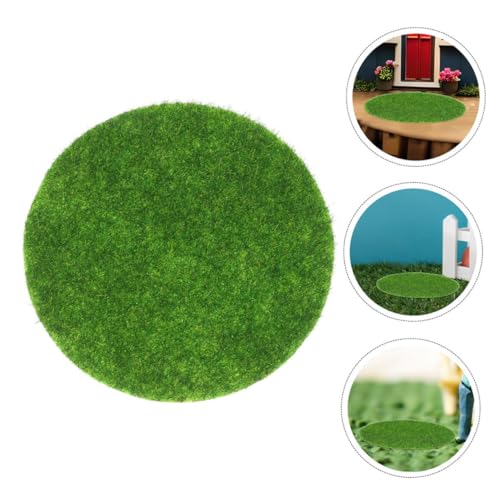 10pcs Artificial Moss Pad Pack Fake Grass Mat for Table Decor Wedding and Home Landscape