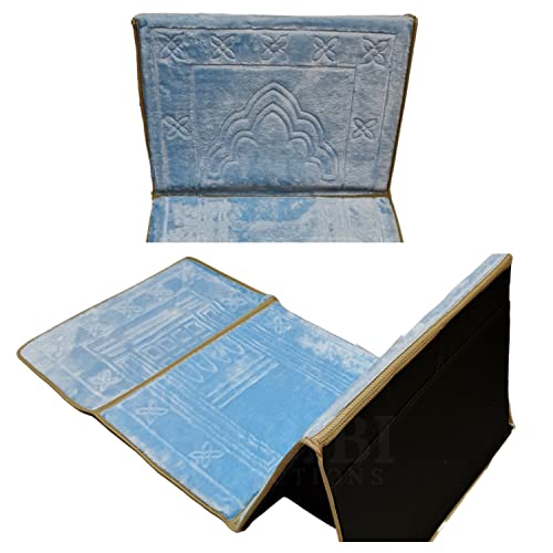 Luxury Back Rest Medical Prayer Mat Rug Carpet Recline Chair Muslim Travel Seat