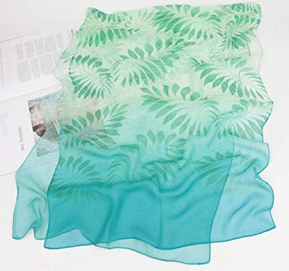 Acotavie Scarfs for Women Lightweight Fashion Scarves Print Floral Pattern Scarf Shawl Wraps - color: B01