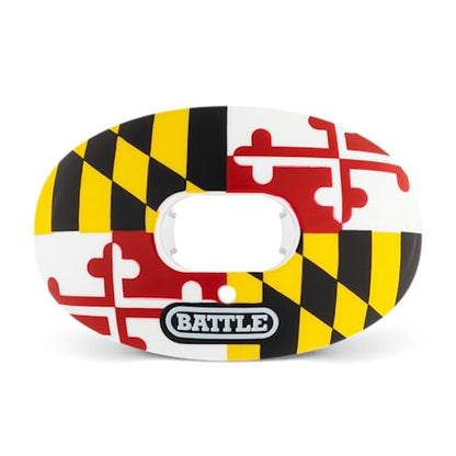 Battle Sports Oxygen Football Mouthguard, Maryland | Maximum protection with a safe secure comfortable fit, Built-in airflow channels for easy breathing, No boiling required