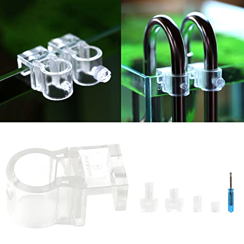 Airline Tube Holders Clamps Aquarium Acrylic Fixture Clamp for Fish for Tank Aquarium Water Clip Fish for Tank Tube Fish Tank Water - size: Large