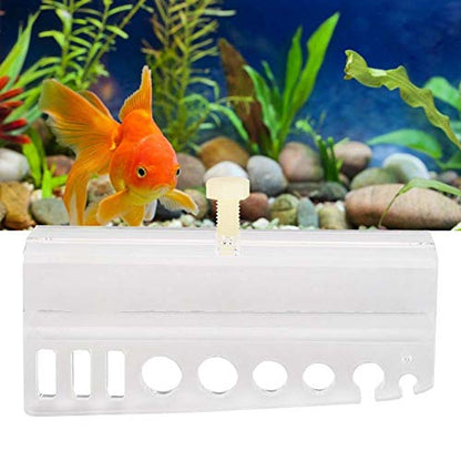 High Transparency Acrylic Board Aquarium Tools Rack, 13x5.5x2cm, Crystal Clear Storage Organizer - Durable Thickened Design, Convenient Tool Management, Ideal for Water Plants an