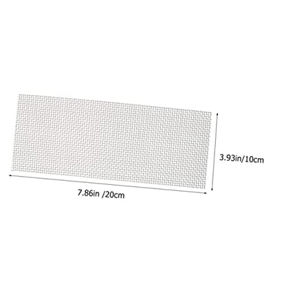 2pcs Aquatic Mesh Sturdy Mesh Pad Mesh Nets Aquarium Cleaners Aquarium Filter Pad Aquarium Mesh Pads Aquatic Wall Mesh Bendable Net Stainless Steel Plant Stand Multifunction - size: 20x10cm