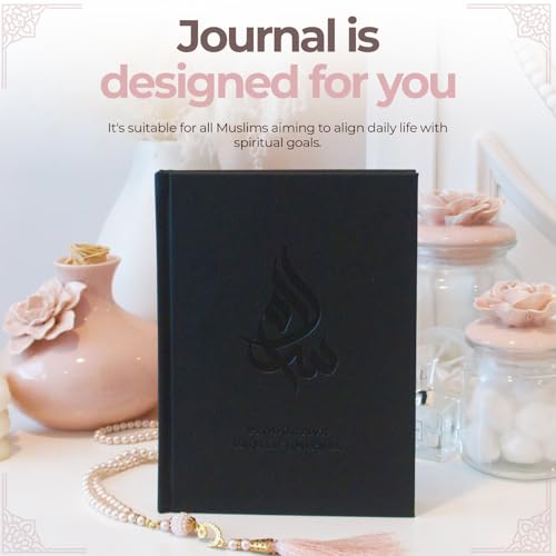 Salam Journal, Islamic Daily Planner with Prayer Tracker, Daily Hadith and Duas, Undated Layout & Tracing Quran Mushaf with Full Juz 1 to 30 | Ideal Book for Writing and Learning Quran Text Bundle