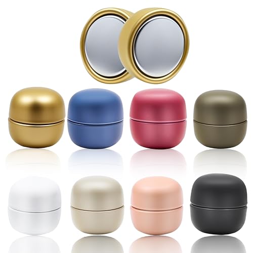 Hijab Magnets Strong Pinless Hijab Pins for Women, No-Damage to Fabric Headscarf Clips, Multi-Use Magnetic Pins for Cloth, Scarf, Dress (8 Pairs Matte) - color: 8 pairs Matte