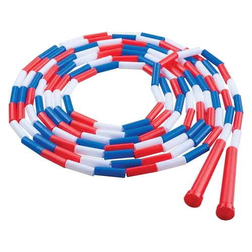 Champion Sports Plastic Segmented Jump Rope - color: White (16 Feet)