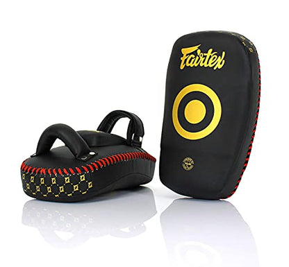 Fairtex KPLC6 Muay Thai Kickboxing Small Curved Thai Pads