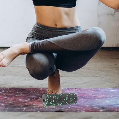 Toddmomy Roller Mini Muscle Roller for Legs Back and Full Body Massage 5.90 X 2.12 X 2.12 in Compact Travel Foam for Yoga Training Balance and Post-Workout Recovery