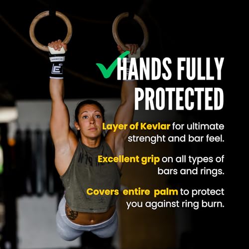 Element 26 IsoGrip Hand Grips for Cross Training, Gymnastics, and Weight Lifting - Hand Protection for Muscle Ups, Pull Ups, Deadlifts, and Olympic Lifts - for Men and Women - size: Medium, style: IsoComp