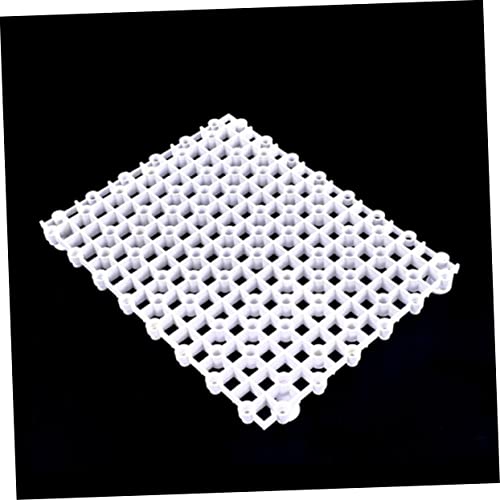 GANAZONO Aquarium Canister Plate 5pcs Fish Tank Bottom Plate PVC Flat Smooth Easy to Install - color: White, size: Size 1