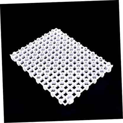 GANAZONO Aquarium Canister Plate 5pcs Fish Tank Bottom Plate PVC Flat Smooth Easy to Install - color: White, size: Size 1