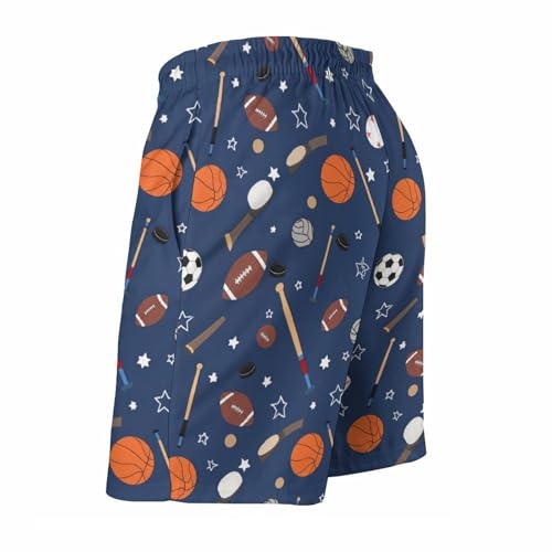 Mens Trunks Breathable Quick Dry Mesh Lining Holiday Party Beach Board Shorts - color: Style, size: Small