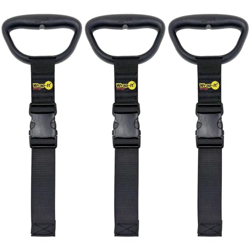 Clip 'n Carry Wrap-It Storage Straps - 25" (3-Pack) | Carrying Straps for Water Hose Storage and Extension Cord Holder - size: 25" (3-Pack)