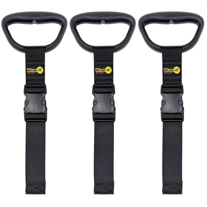 Clip 'n Carry Wrap-It Storage Straps - 25" (3-Pack) | Carrying Straps for Water Hose Storage and Extension Cord Holder - size: 25" (3-Pack)