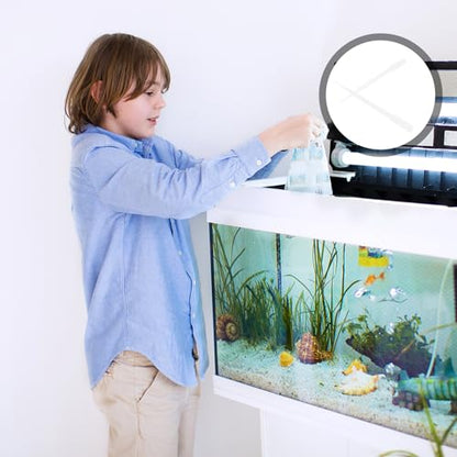 minkissy 10pcs Plastic Syringe Tubes Brine Shrimp Feeders 3ml Long Tubes Manual Liquid Fish Feeding Tools for Aquarium and Marine Fish Care