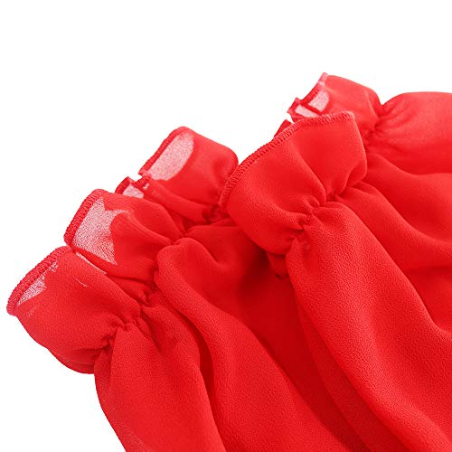 Sunscreen Long sleeves shawl UV Protection Sleeves Shawl Arm Sleeves for Women Golfing Riding Outdoor Activities - color: A-red