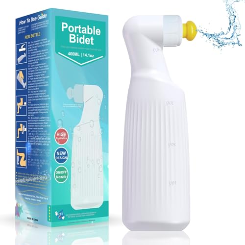 1PCS - Portable Handheld Bidet 14.1 oz- Lockable Nozzle Leak-Proof Travel Bidet, Refillable Personal Hygiene Cleaner for Travel, Camping, Home & Postpartum Care, Easy to Carry - size: 1PCS