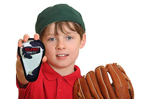 Youper Boys Youth Soft Foam Protective Athletic Cup (Ages 4-6), Kids Sports Cup for Baseball, Football, Lacrosse, MMA - style: Camo