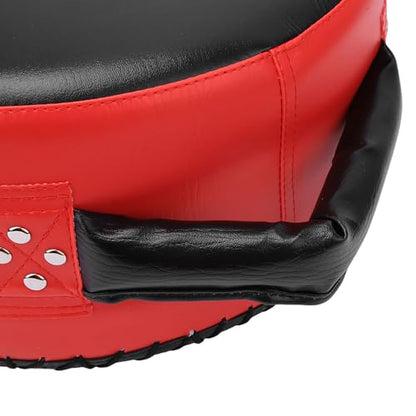 Gavigain Boxing Pads, Boxing Pads Curved Focus Mitts Taekwondo Focus Strength Training Shield Kick Boxing Pad for MMA, Kickboxing, Martial Arts, Muay Thai, Karate Training - color: Black