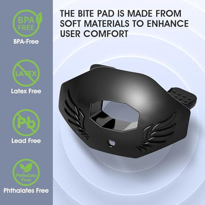 2Pcs Youth Football Mouthguard,Football Mouthpiece with Strap,No Boil. | Soft and Durable, Maximum Breathing Channel, - color: Black