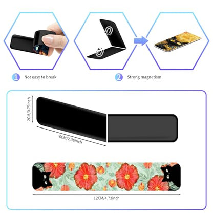 96 Pieces Magnetic Bookmarks Magnet Page Markers - Book Marks for Reading Women & Men with Storage Boxes - Gifts for Cat Lovers, Cute Magnet Bookmark Clips for Reading Pleasure (Cat Style B) - size: 96, style: Cat Style B