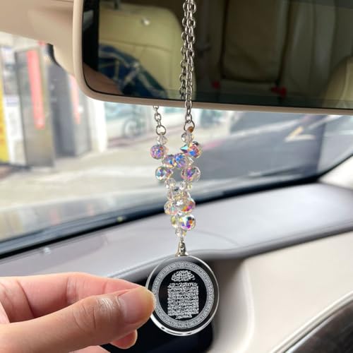 Muslim Quran AYATUL KURSI Crystal Beads car Hanging car Pendant